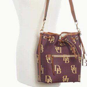 Dooney & Bourke Monogram Drawstring - Wine - BMONO1961WNKR